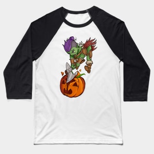 Halloween Orc Baseball T-Shirt